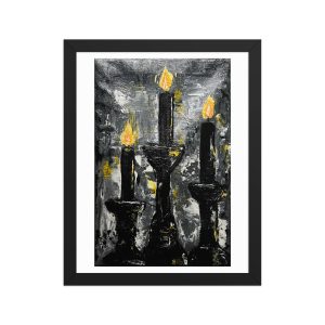 Candle Framed poster