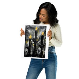 Candle dark Poster