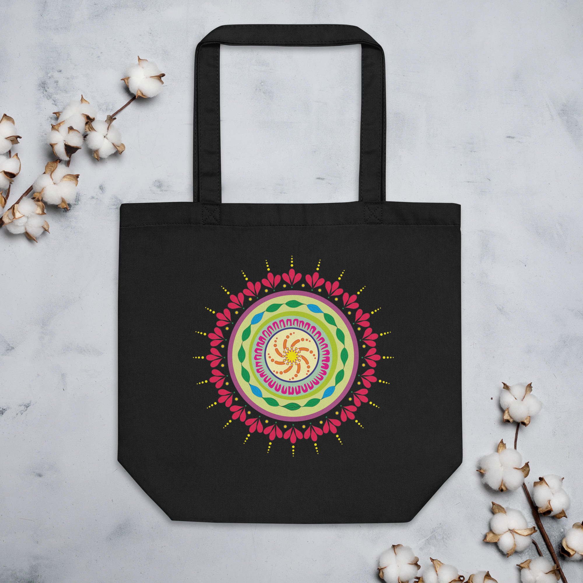 Mandala eco Tote Bag - Image 6