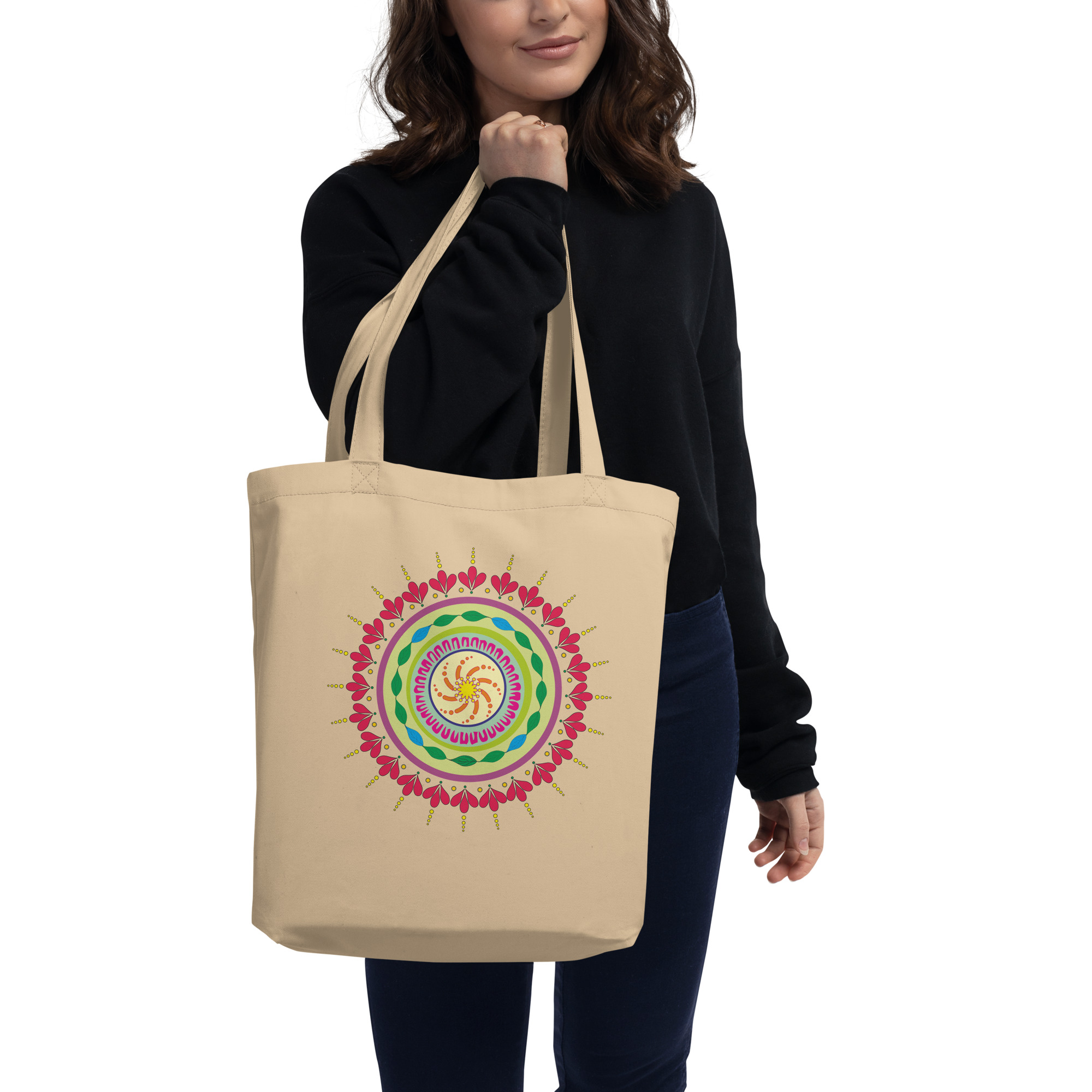 Mandala eco Tote Bag - Image 4