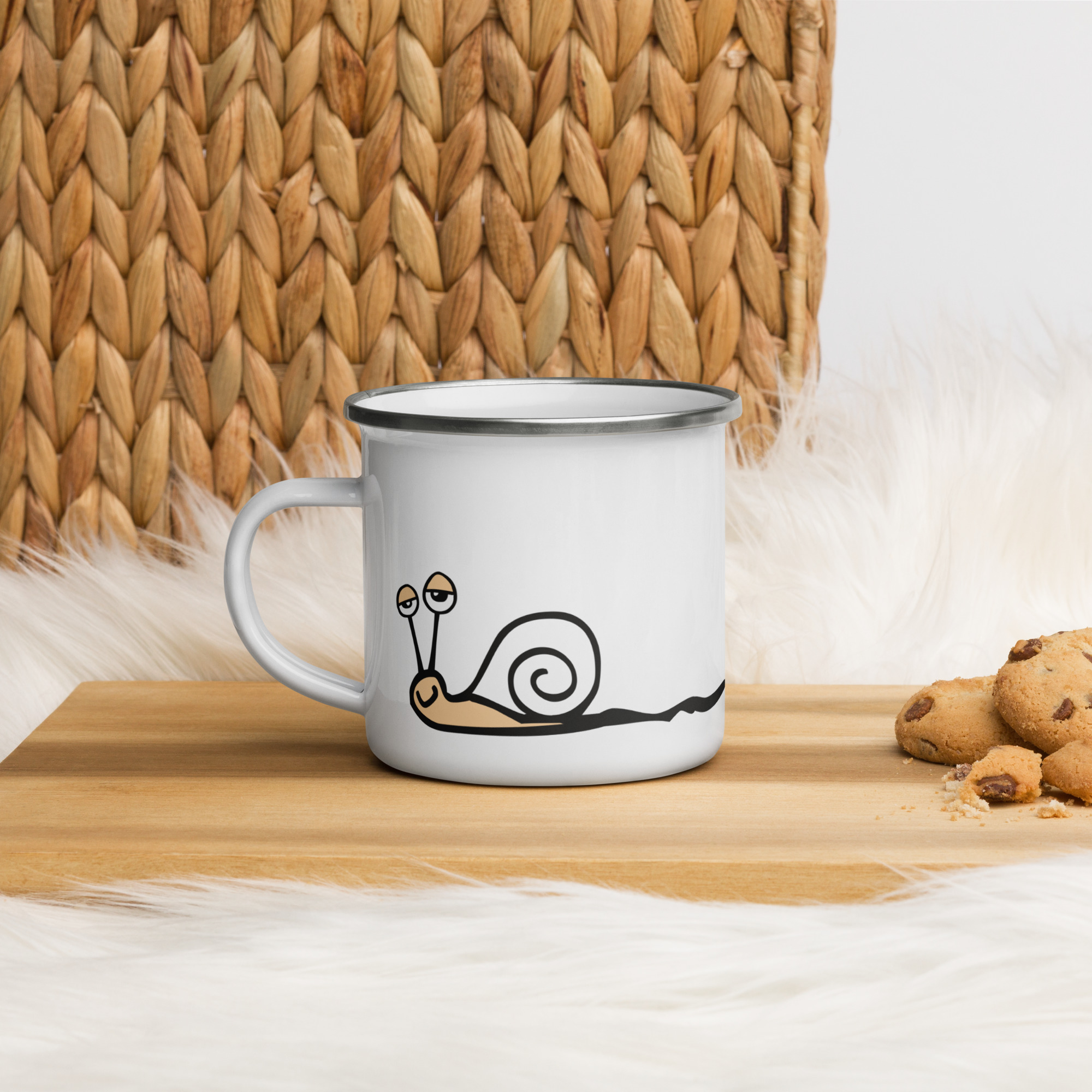 Snail Enamel Mug - Image 7