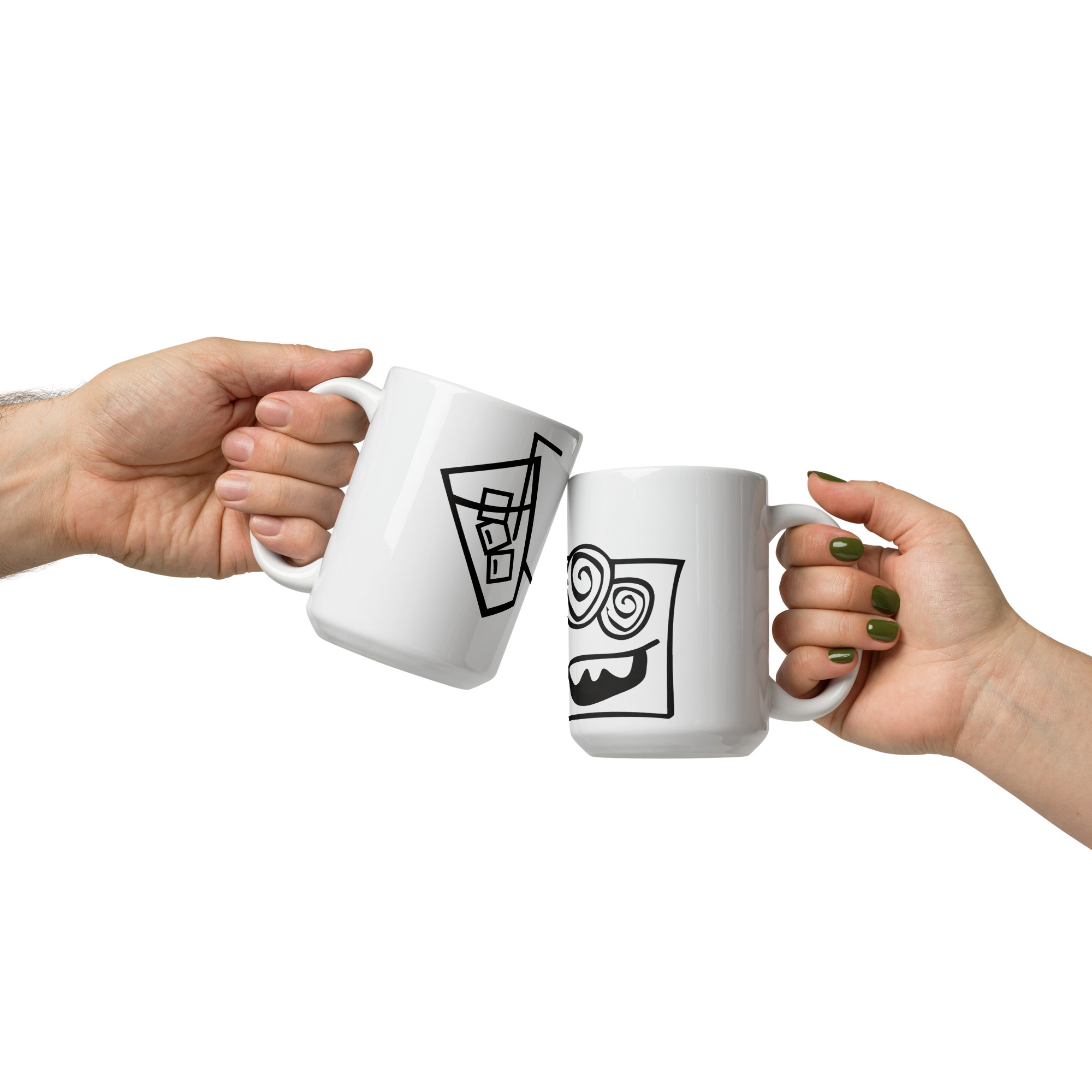 Crazy guy glossy mug - Image 8