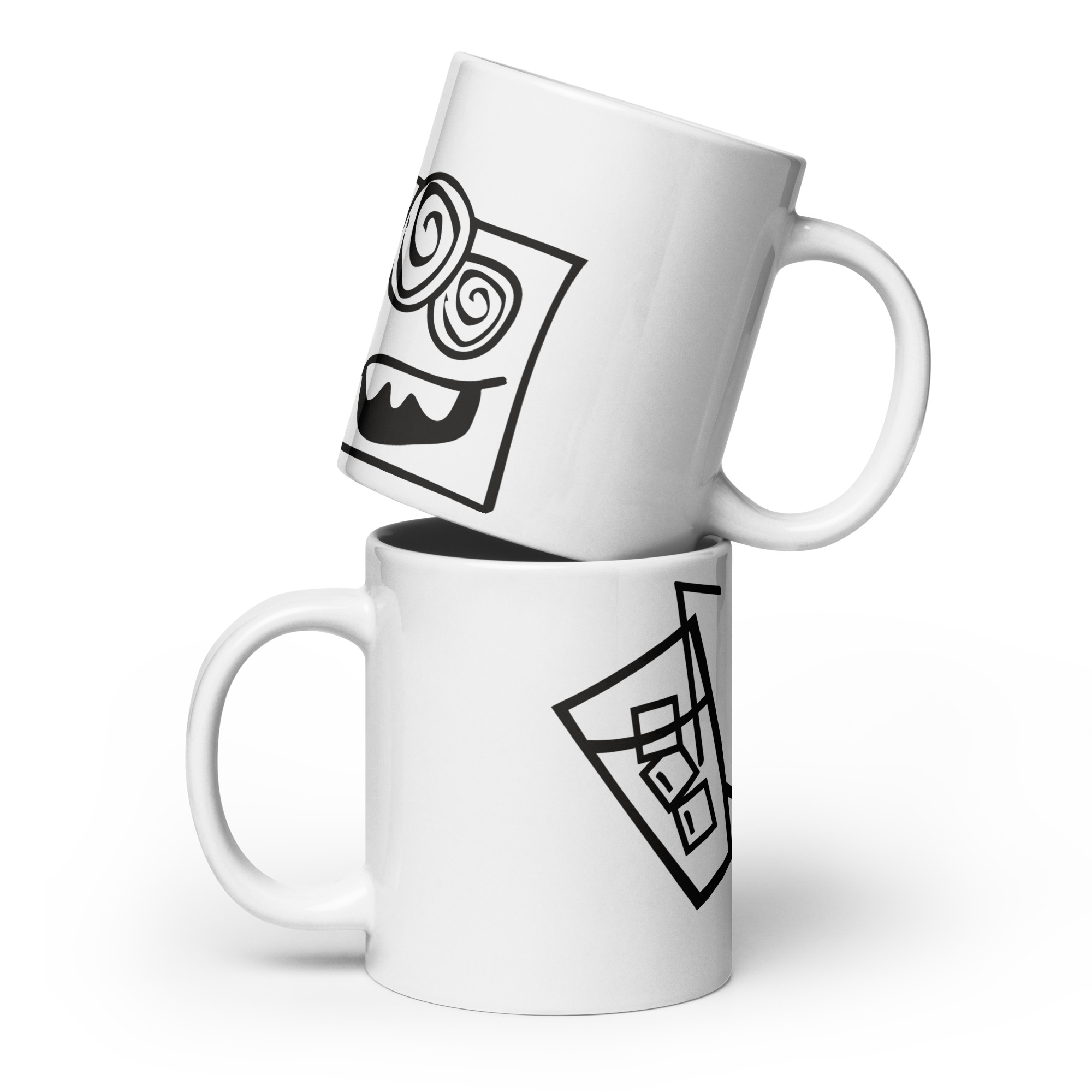 Crazy guy glossy mug - Image 4