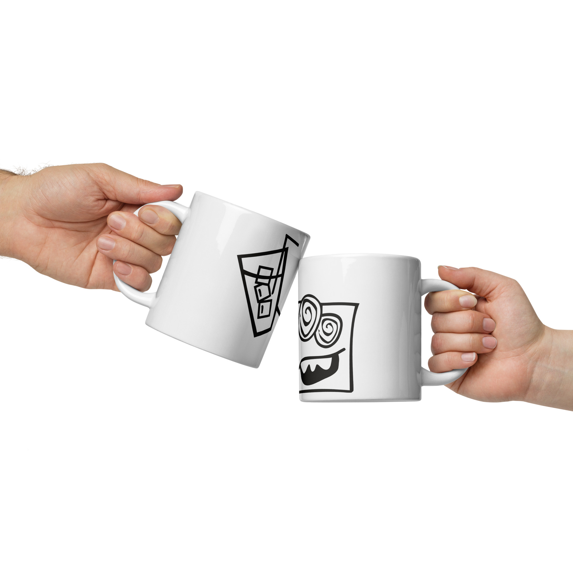 Crazy guy glossy mug - Image 10