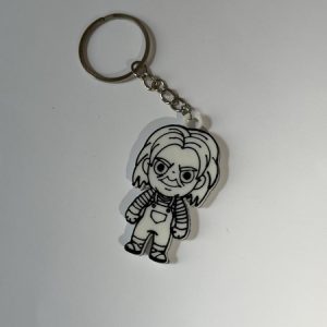 Custom 3D Printed Chucky Character Keychain