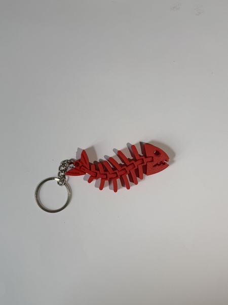 3D Printed Fish Fidget Keychain - Image 2