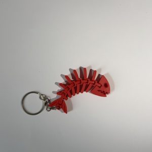 3D Printed Fish Fidget Keychain