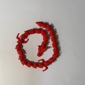 3D Printed Red Dragon Fidget