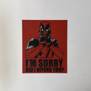 3D Printed Deadpool Wall Décor