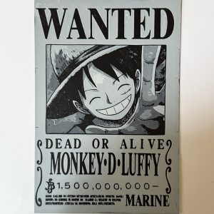 3D printed Monkey D. Luffy Wall Decoration