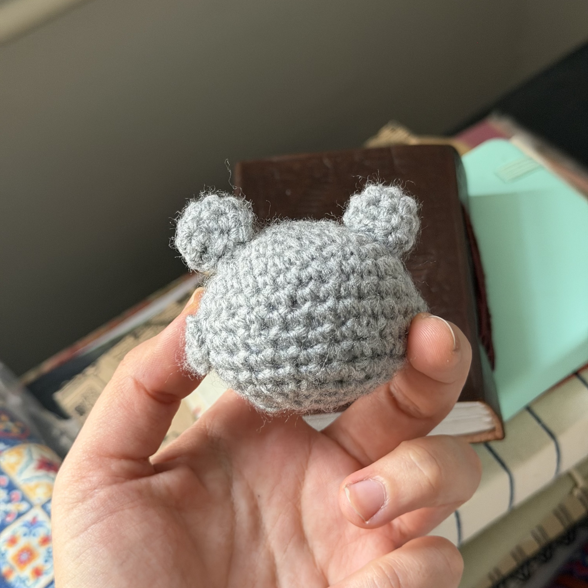 Small Koala Handmade Crochet Keychain - Image 4