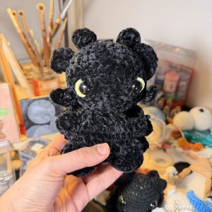 Big Night Dragon Crochet Plush