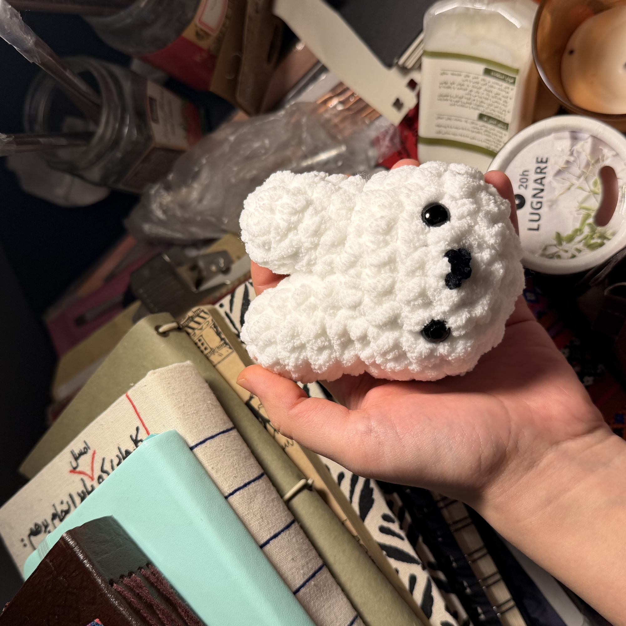 Mini Miffy nyuszi horgolt medál - Image 2
