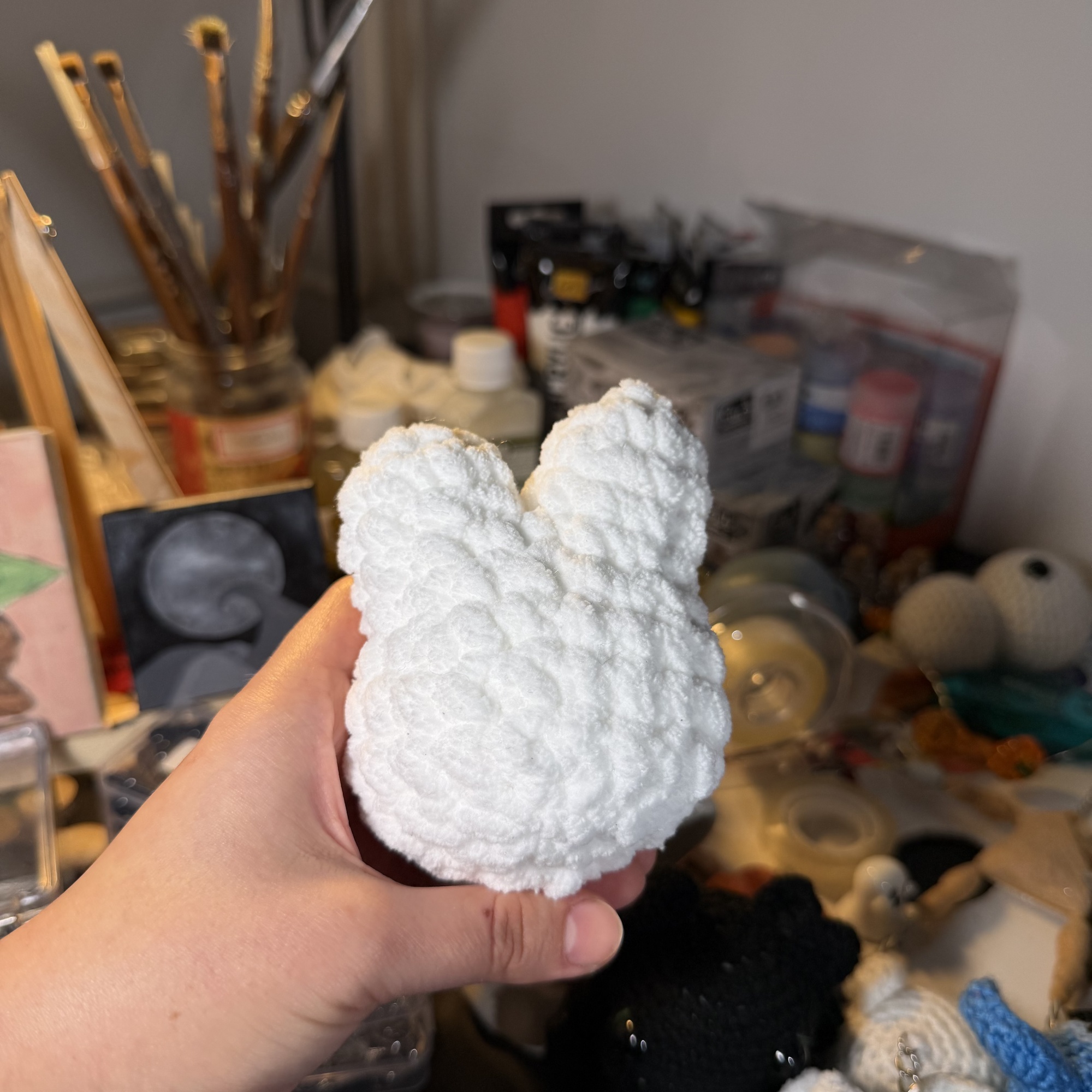Mini Miffy nyuszi horgolt medál - Image 5