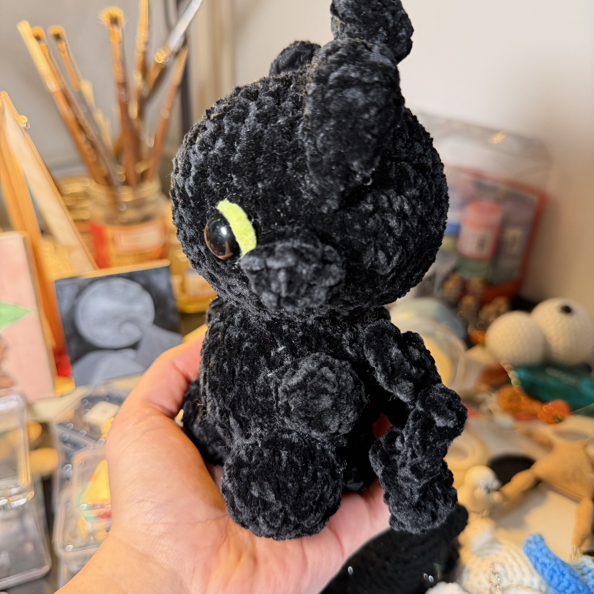 Big Night Dragon Crochet Plush - Image 3