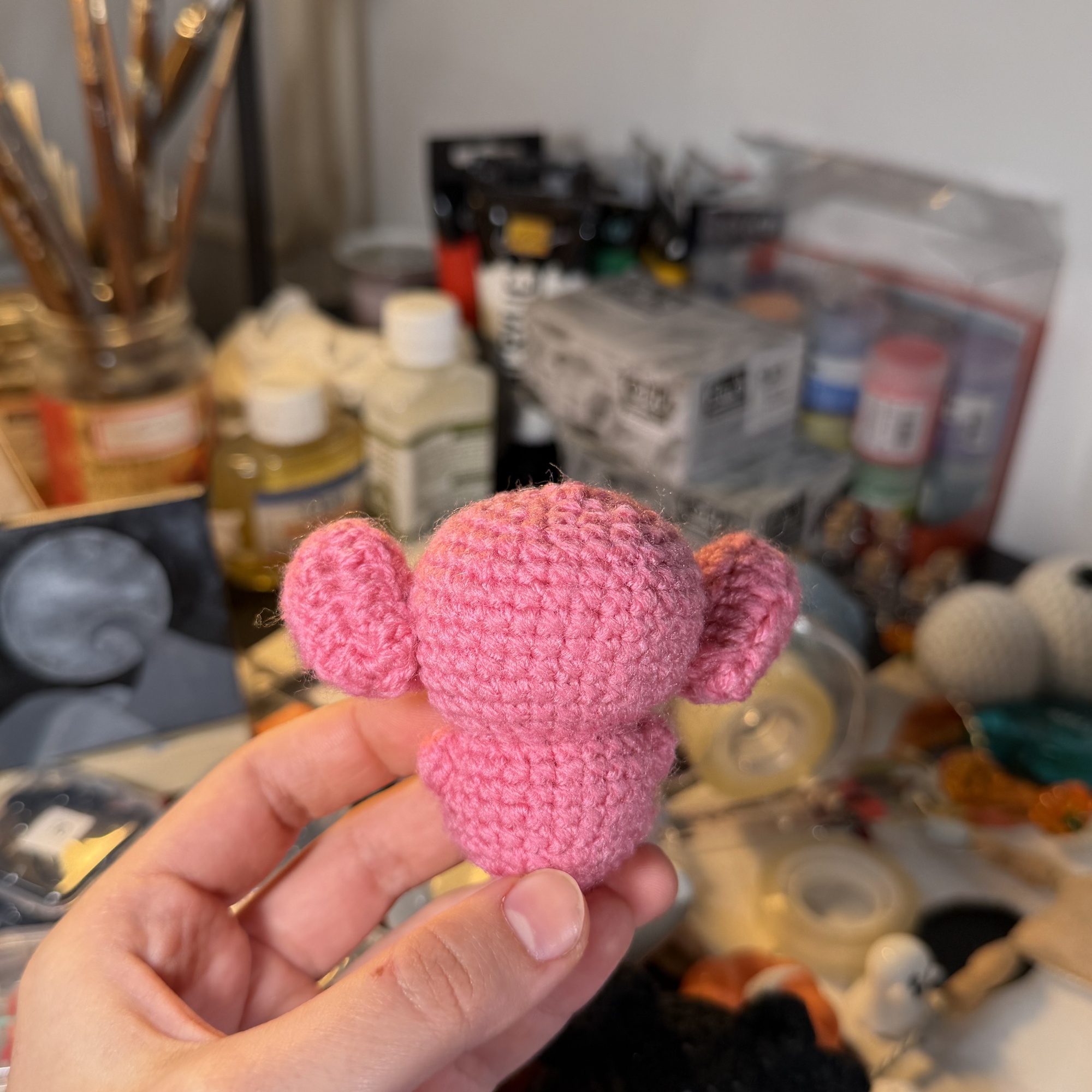 Galaxy girl Crochet keychain - Image 5