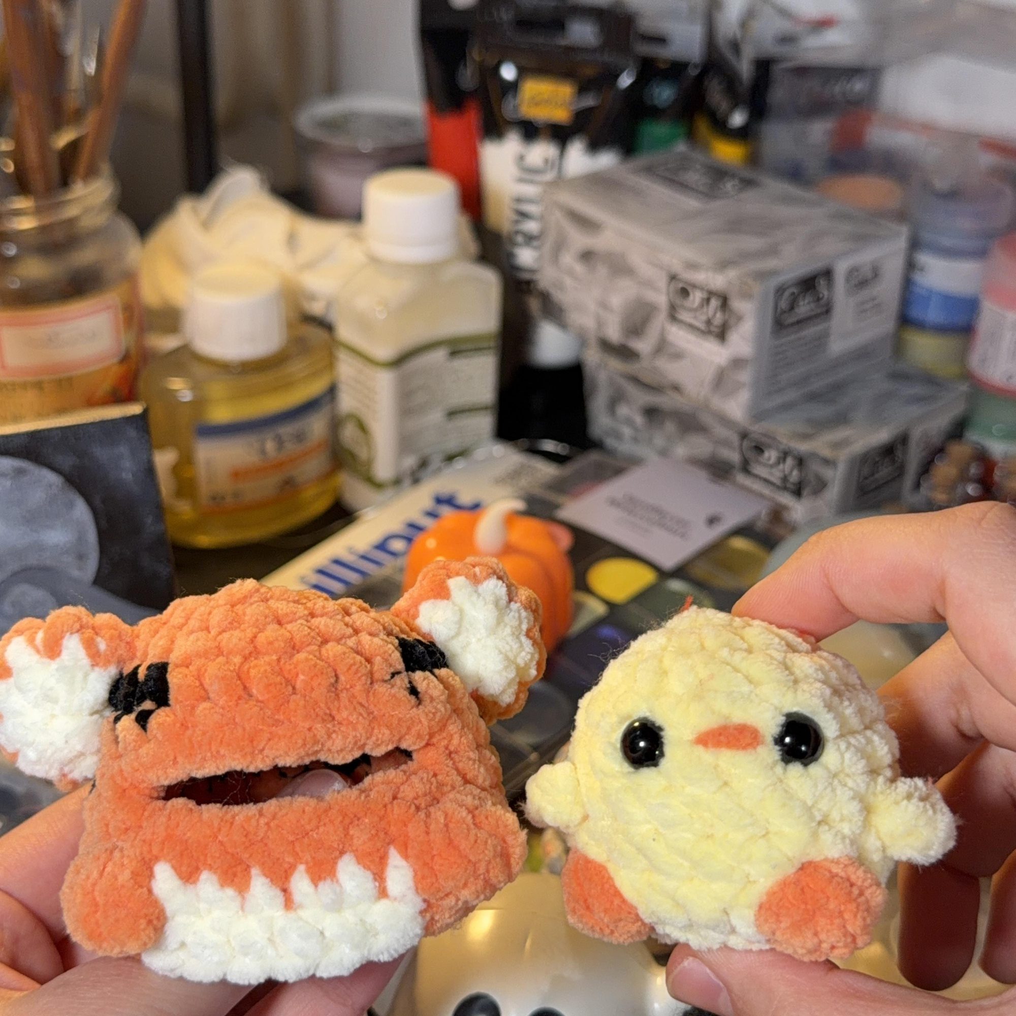 Tiger Chicken Crochet Plush - Image 7