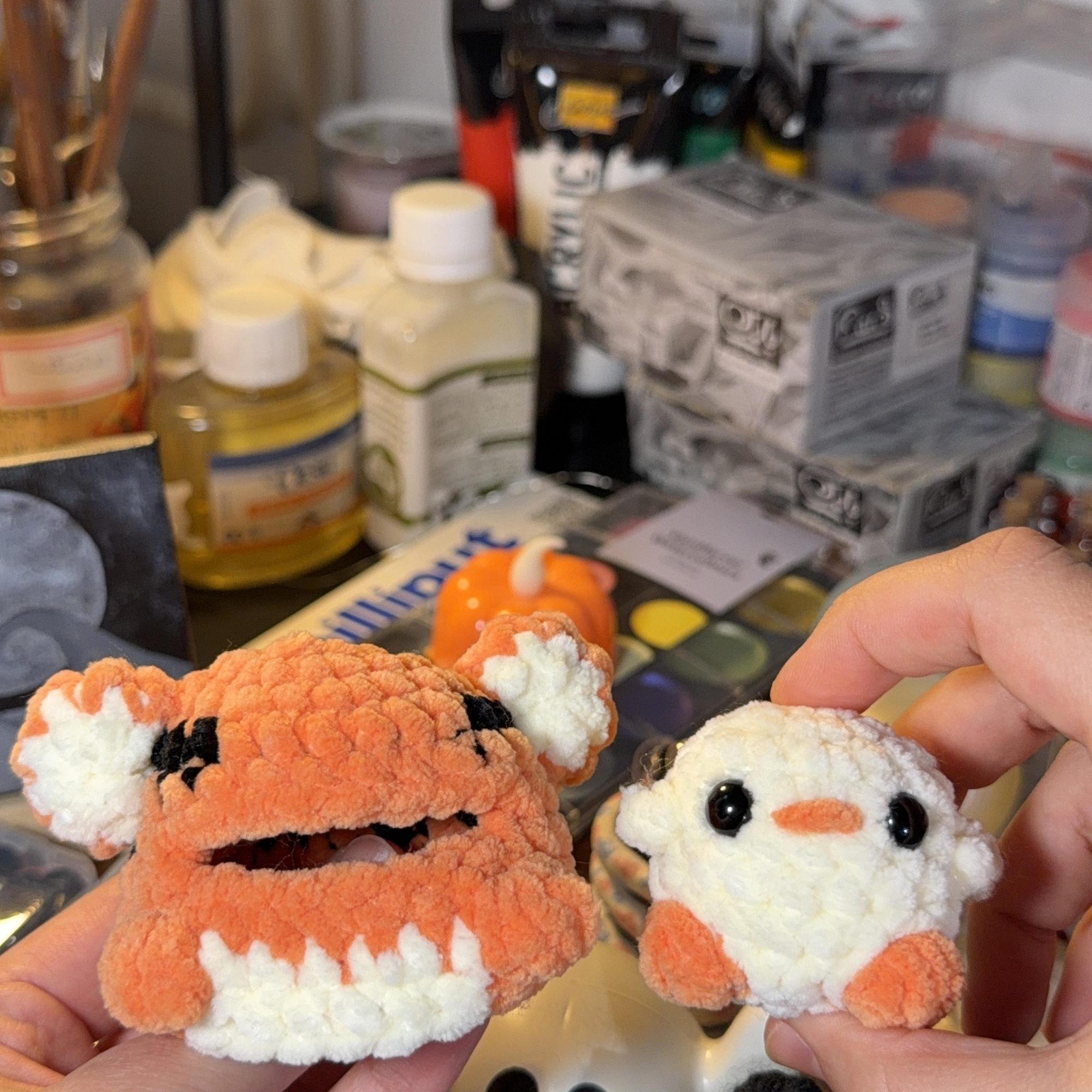 Tiger Chicken Crochet Plush - Image 6