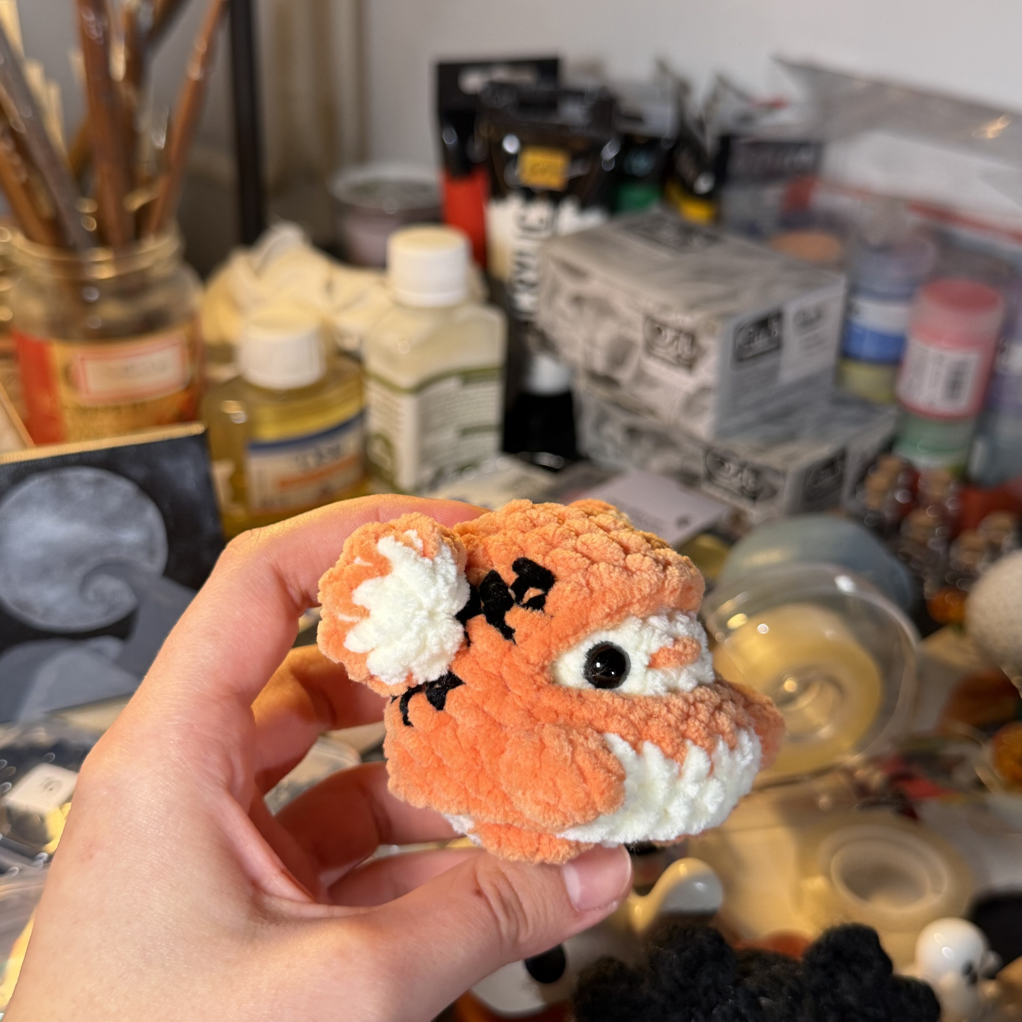 Tiger Chicken Crochet Plush - Image 4