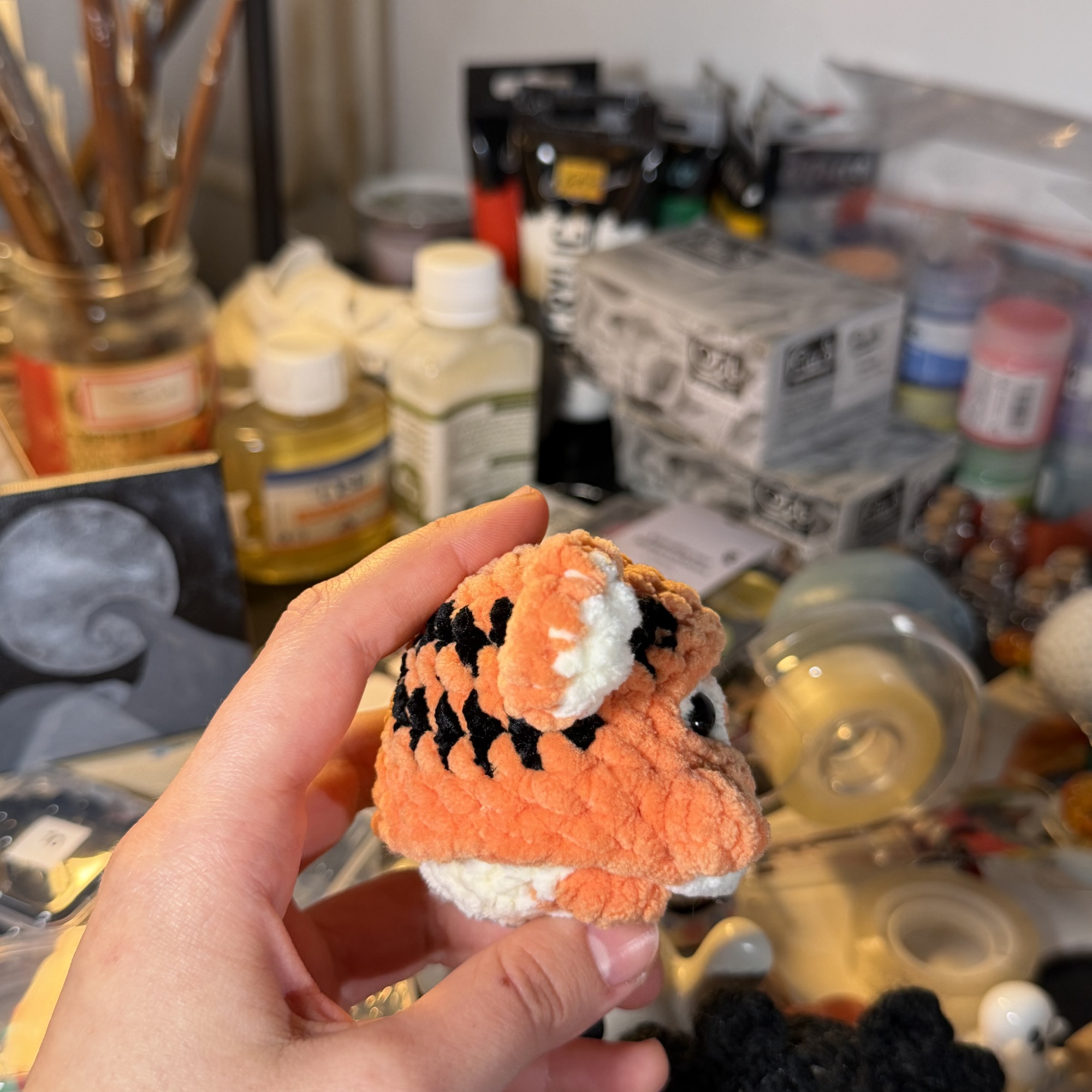 Tiger Chicken Crochet Plush - Image 3