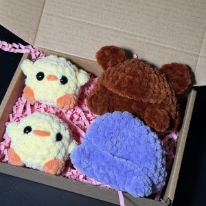Chicken Plush & Outfit Gift Box